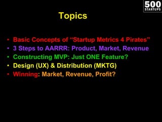 Startup Metrics for Pirates (Brazil, Nov 2011)