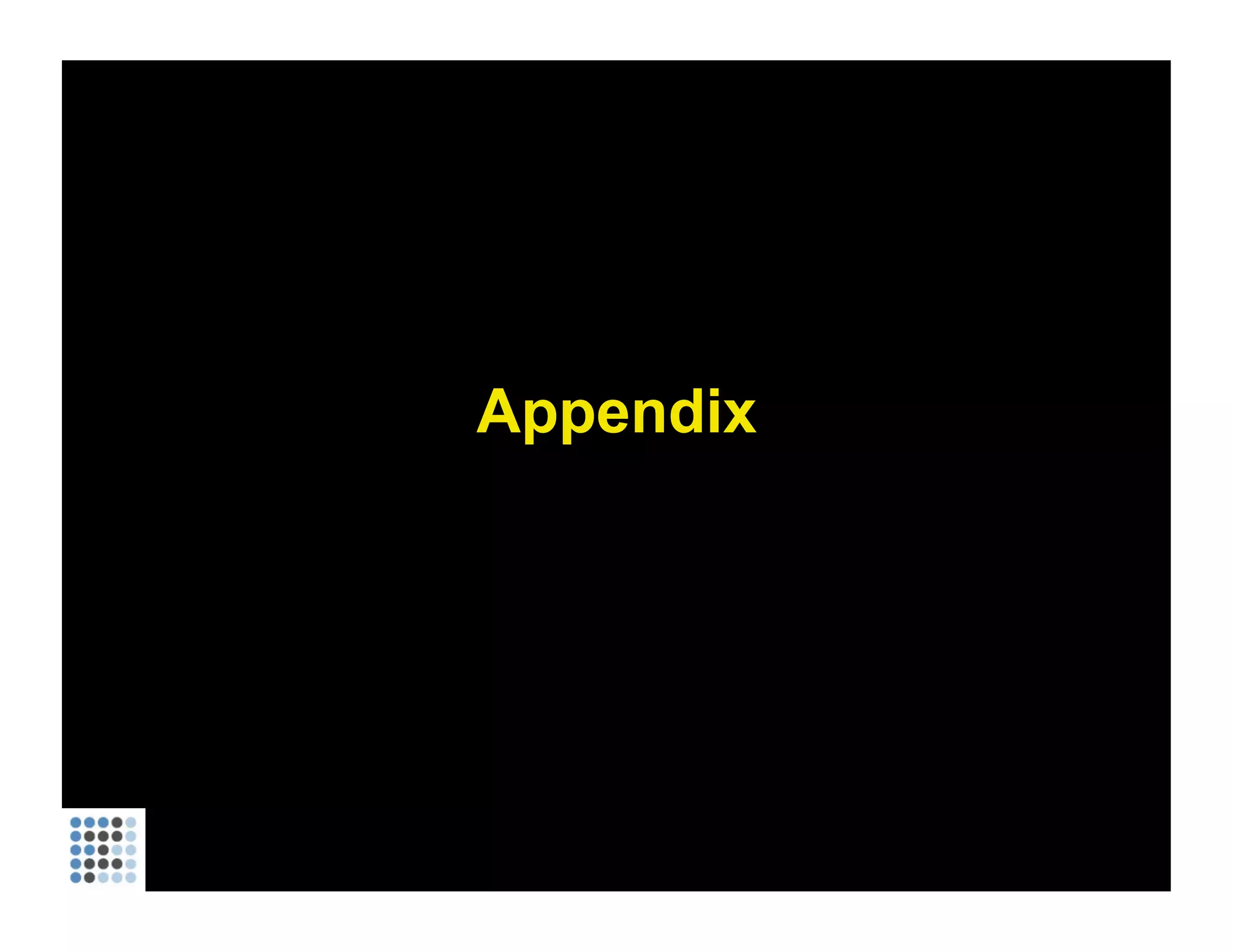 Appendix 