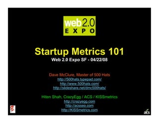 Startup Metrics (Ignite Velocity)