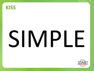 KISS
SIMPLE
 
