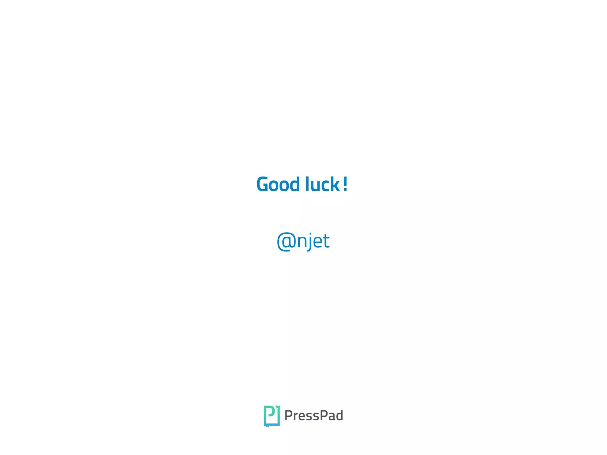 Good luck!
@njet
 