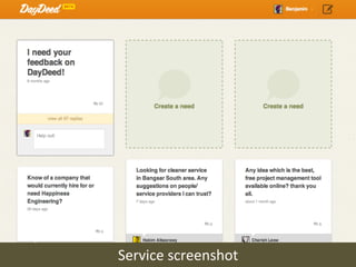 Service	
  screenshot	
  
 