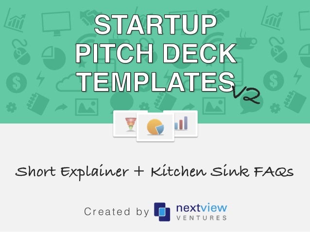 startup pitch deck template the kitchen sink appendix start up template