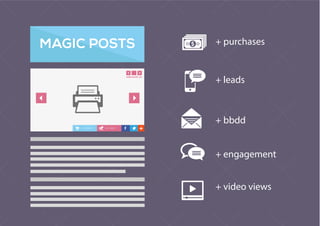 MAGIC POSTS
COMPRAR IR A WEB
+ purchases
+ leads
+ bbdd
+ engagement
+ video views
 