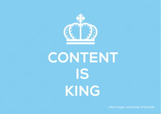 Johan Unger, co-founder of Sprinkle.
 