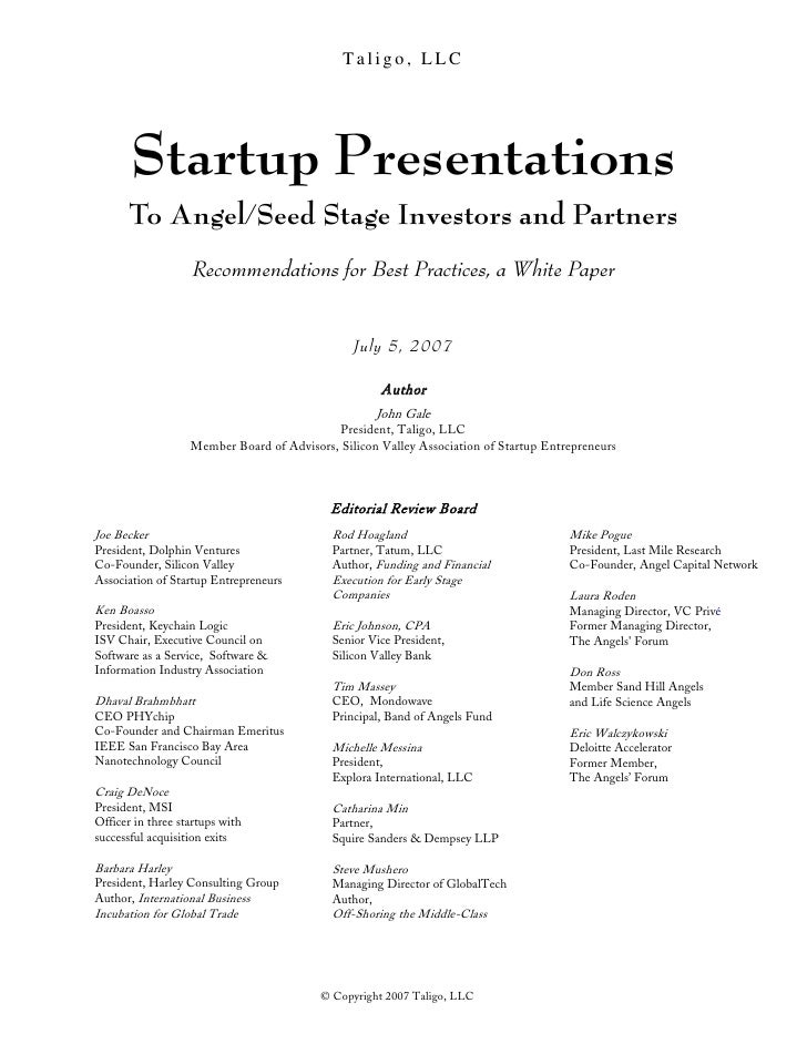 startup presentations to angel seed stage investors and partners startup presentations to angel seed stage investors and partners, Presentation templates