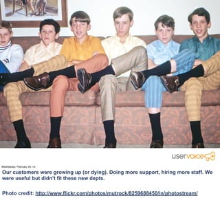 Data still has to be interpreted.


  Requests can lead you astray.


Combine data + customer stories.
 