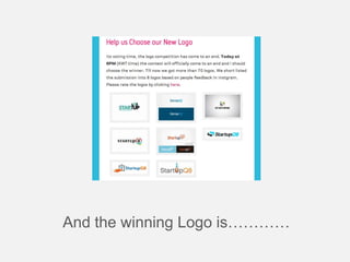 And the winning Logo is…………
 