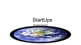 StartUps
World of StartUps

 