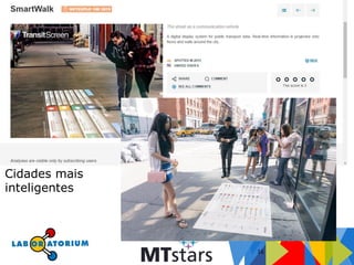 16
Cidades mais
inteligentes
 