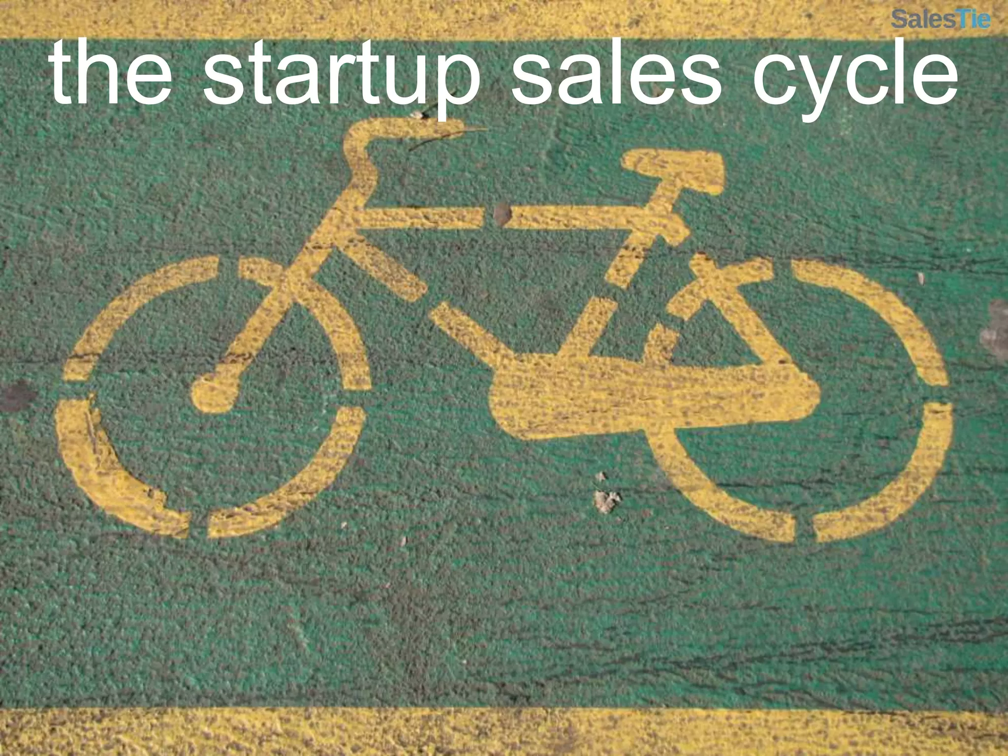 the startup sales cycle