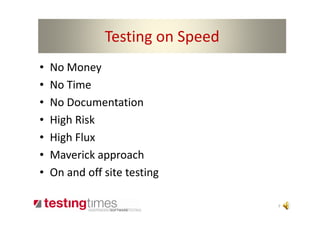 Startups And Software Testing