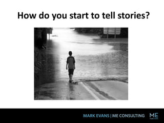 How do you start to tell stories?
 