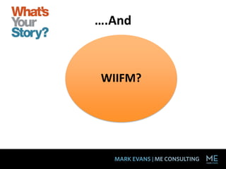 ….And



WIIFM?
 