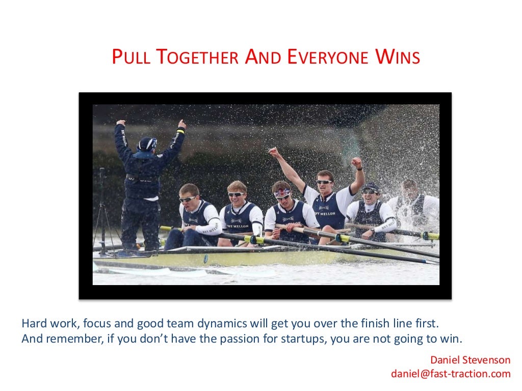 PULL TOGETHER AND EVERYONE WINS
