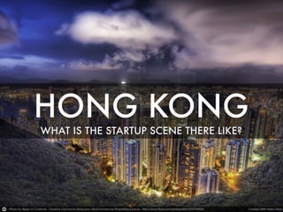 Startup scene in hong kong