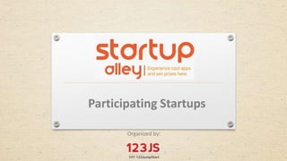 Participating Startups
Organized by:
 