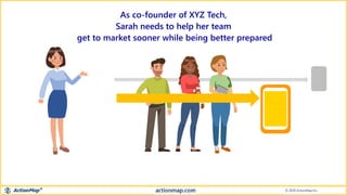 As co-founder of XYZ Tech,
Sarah needs to help her team
get to market sooner while being better prepared
 