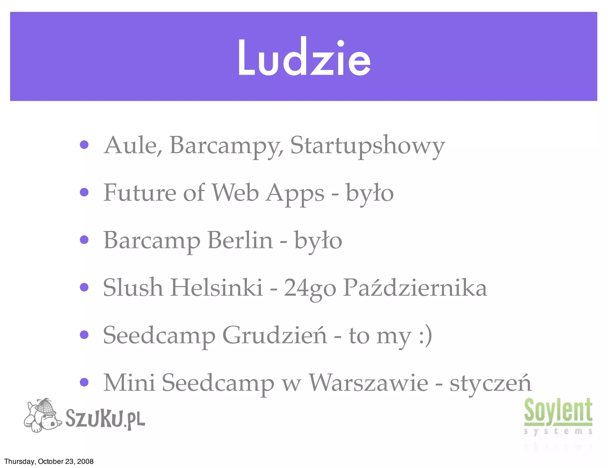 Startupshow #2 Szuku.pl