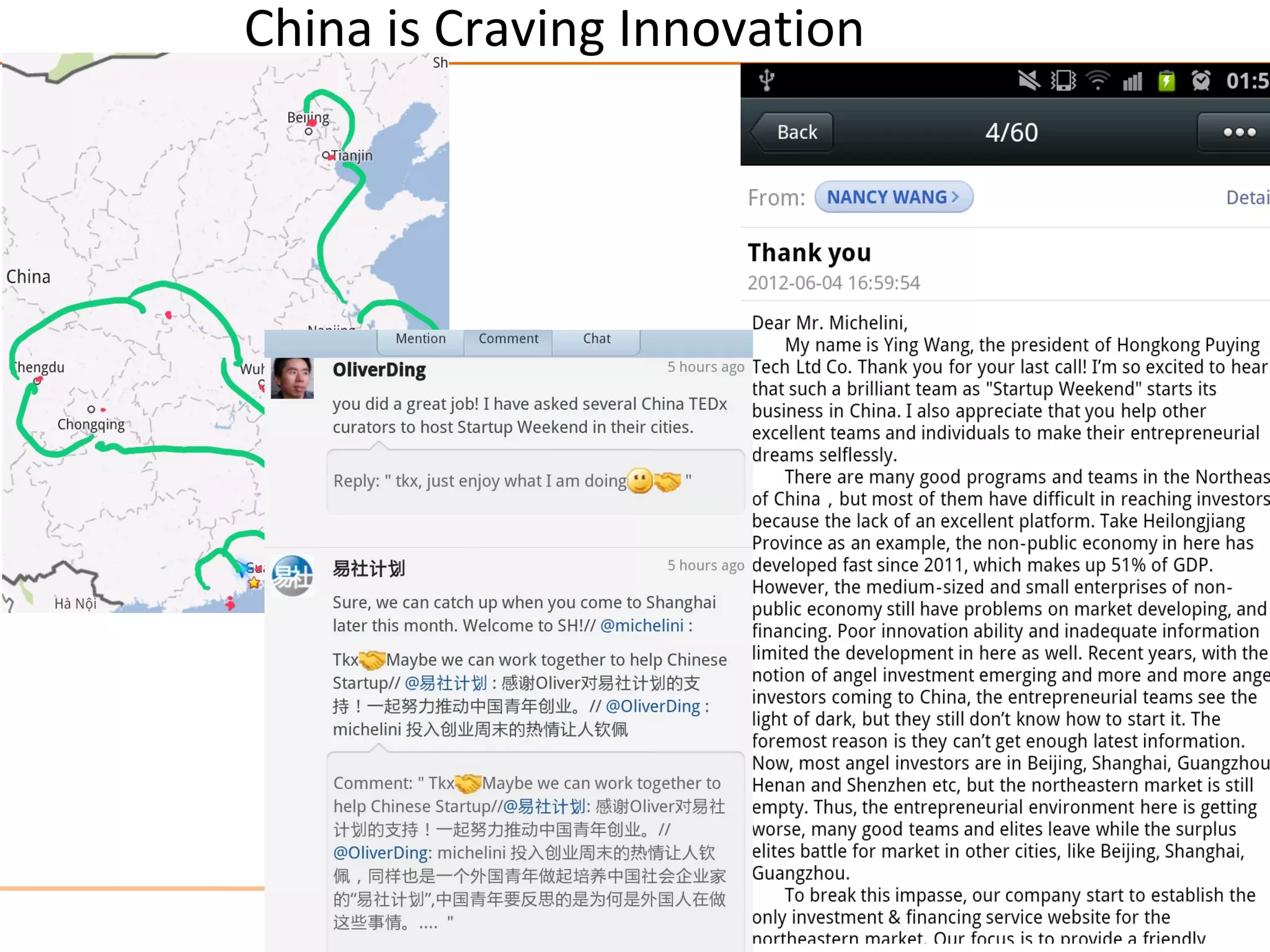 China is Craving Innovation

Chongqing
Harbin
 