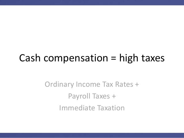 Startup stock options tax