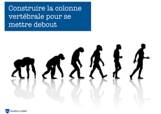 Construire la colonne
vertébrale pour se
mettre debout




                        3
 