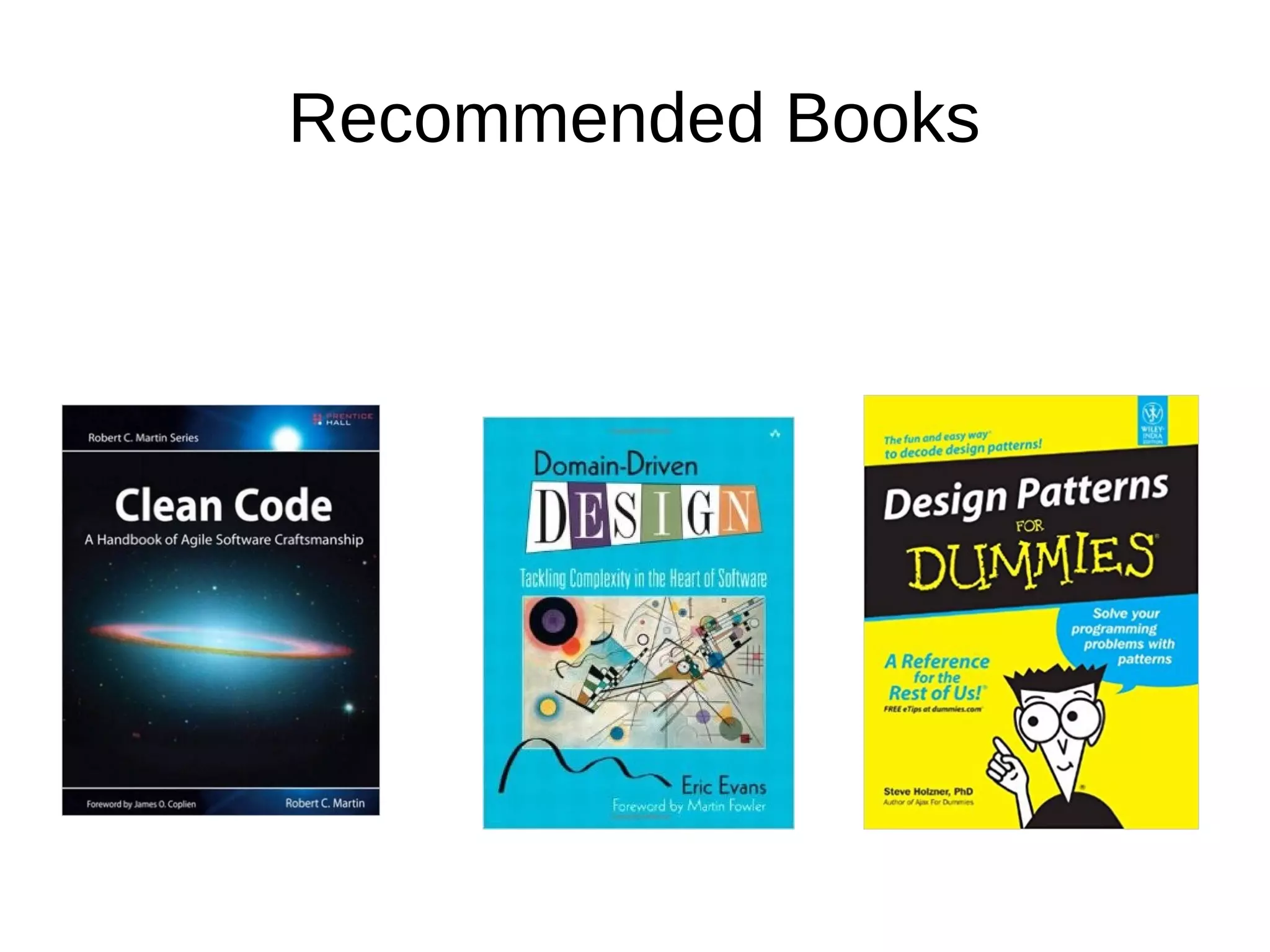 Recommended Books
 