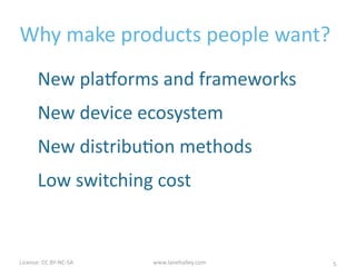 License:	
  CC	
  BY-­‐NC-­‐SA	
  	
  
You	
  can’t	
  just	
  “hit	
  it	
  with	
  the	
  pre5y	
  s7ck”
5www.lanehalley.com 6Photo:	
  ﬂickr/Caro'H
 