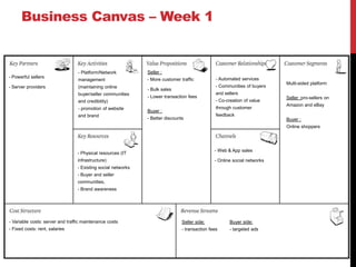 The Business Model:Any company can be described in 9 building blocks