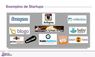 Exemplos de Startups

 