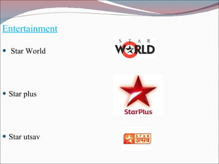 Entertainment Star World Star plus Star utsav 