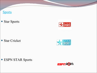 Sports Star Sports  Star Cricket  ESPN STAR Sports  