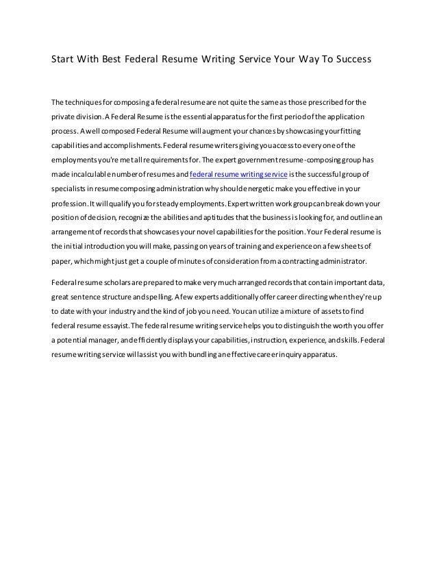 Start With Best Federal Resume Writing Service Your Way To Success Interesting Federal Resume Writing Services Start With Best Federal Resume Writing Service Your Way To Success Interesting Federal Resume Writing Services