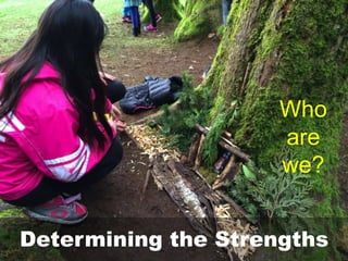 Determining the Strengths
Who
are
we?
 