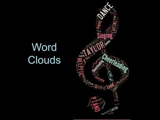 Word
Clouds
 
