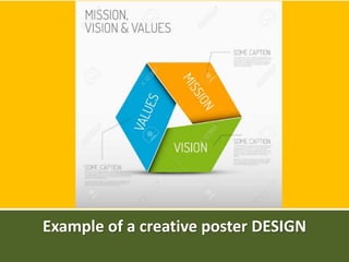 Example of a creative poster DESIGN
 