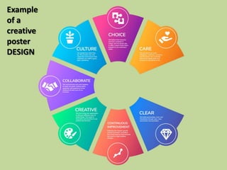 Example
of a
creative
poster
DESIGN
 