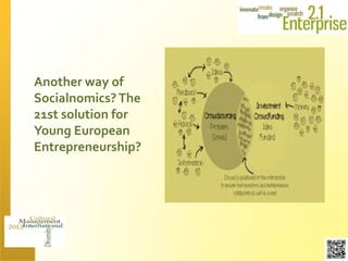 Another way of
Socialnomics? The
21st solution for
Young European
Entrepreneurship?
 
