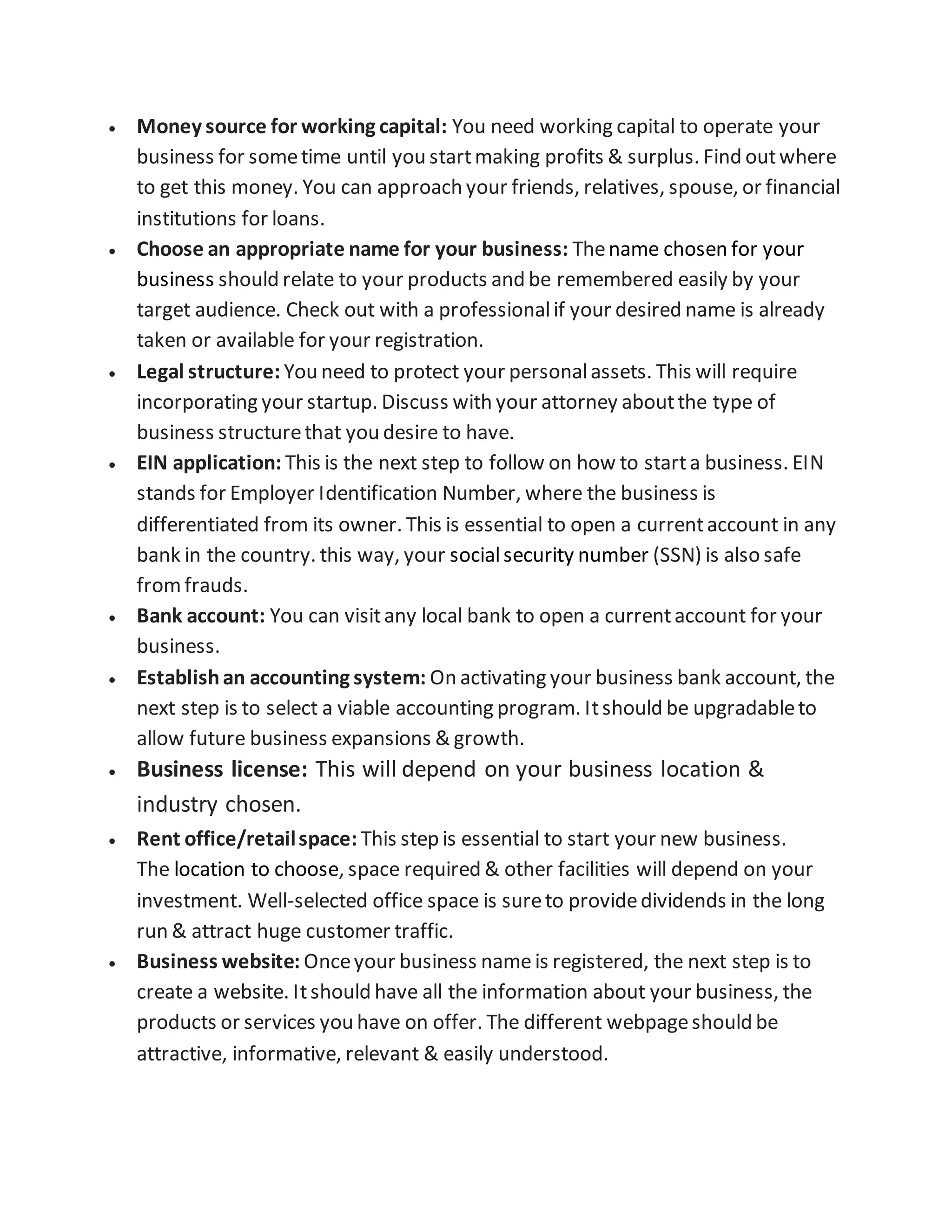 Start your own business PDF