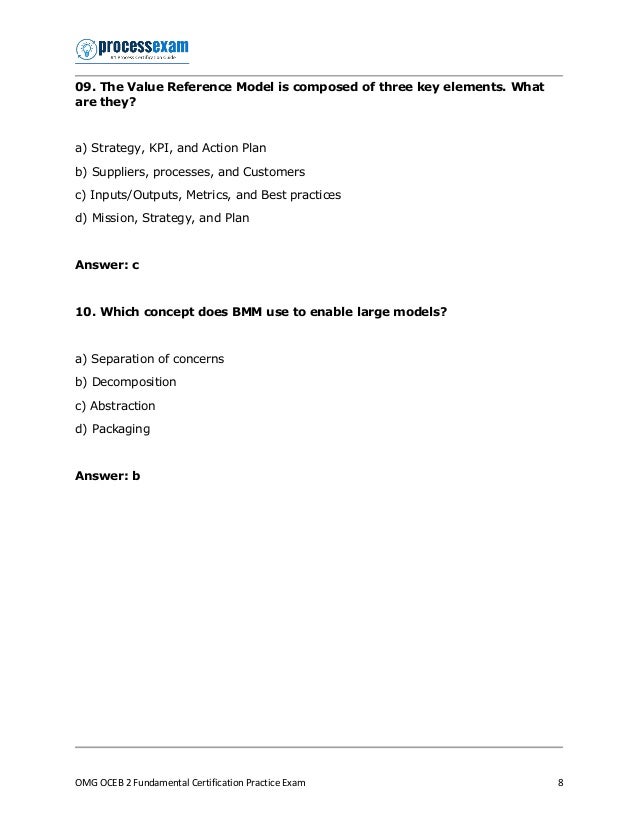 OMG-OCEB2-FUND100 Latest Test Pdf