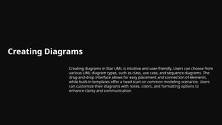 StarUML, an designing tool used in software engineering | PPTX