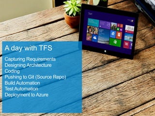 A day with TFS

 