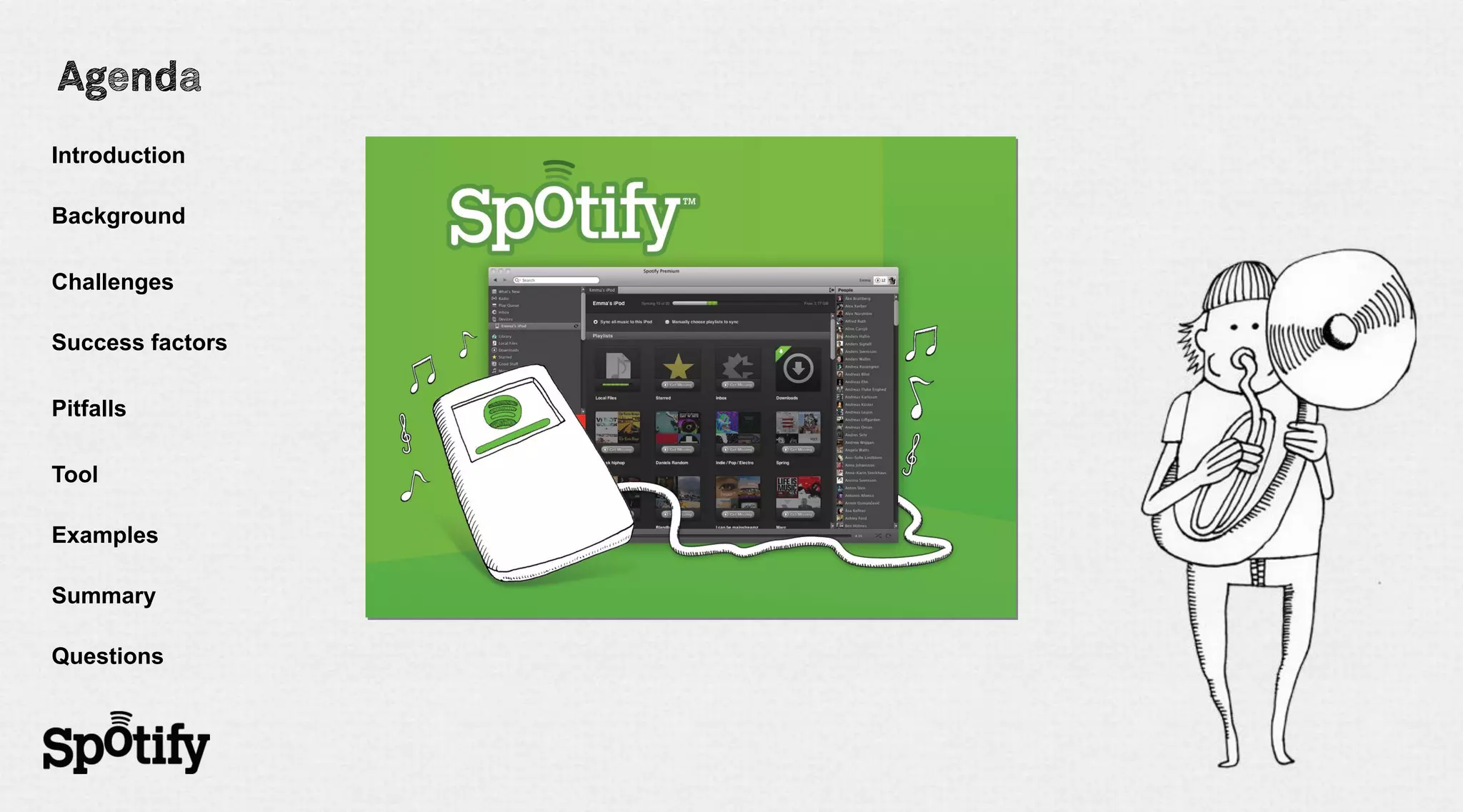 Introduction

Background

Challenges

Success factors

Pitfalls

Tool

Examples

Summary

Questions
 