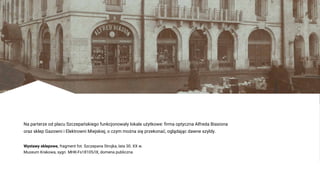 „Miejsce i architektura” – Stary Teatr – Konserwatorium Muzyczne w Krakowie (prezentacja) Slide 42