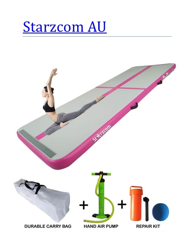 Starzcom Gymnastics Air Mat With Safety Pump And Repair Kit Fit For A