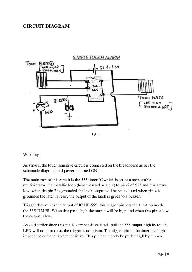 Simple Touch Alarm
