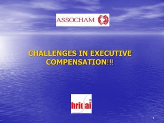 1
CHALLENGES IN EXECUTIVE
COMPENSATION!!!
 