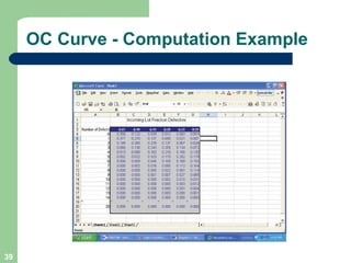 OC Curve - Computation Example 