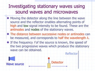 Stationary Waves and Progressive Waves | PPTX