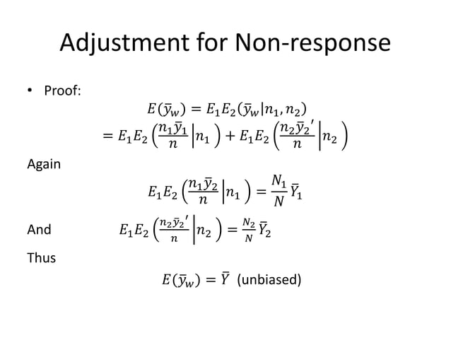 Stat 3203 -sampling errors and non-sampling errors | PPTX